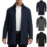 Indicode Herren Mantel INBenyome-Parka Kurzmantel Reißverschluss Männer – Bild 8