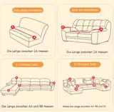 1-5 Sitzer Stretch Sofabezug Sofa Überzug Ecksofa Abdeckung Couch Sofahusse – Bild 3