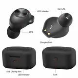 Bluetooth 5.0 True Wireless Headset 3D Stereo Noise Cancelling Schweißfest Ohrhörer – Bild 2