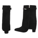Damen Stiefel mit Reißverschluss und Reißverschluss Ital-Design 8709 in Schwarz – Bild 5