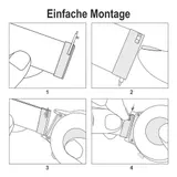 Silikon Uhrenarmband 18 20 22 24 mm Ersatz Armbanduhr Smartwatch kompatibel Band – Bild 3