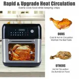10L Heißluftfritteuse XXL Airfryer Fritteusen Heissluft Friteuse Backofen Ofen – Bild 8