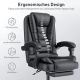 Ergonomischer Bürostuhl Massagefunktion Höhenverstellbar Schreibtischstuhl – Bild 6