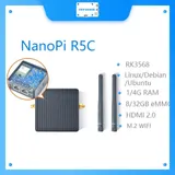 NanoPi R5C Rockchip RK3568B2 A55 Dual 2.5G Ethernet Port Support M.2 WiFi Module – Bild 1