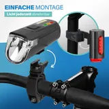 Fahrradbeleuchtung FISCHER LED Beleuchtungs-Set 60 Lux mit 360° Bodenbeleuchtung – Bild 6