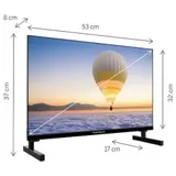 Thomson Fernseher TV Smart TV LED Schwarz 24 Zoll HD Ready Wireless - Wie Neu – Bild 2
