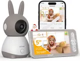 ieGeek 5 Zoll Babyphone mit Kamera 2K/3MP Wlan Automatische Verfolgung 4×Zoom – Bild 1