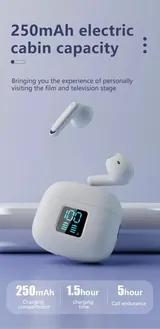 TWS Wireless Earphones Kopfhörer Ohrhörer mit langem Akku Bluetooth Wasserdicht – Bild 7