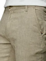 Indicode Herren Leinenhose INGuy-Stoffhose Leichte Sommerhose Pants Männer Chino – Bild 3