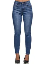 Tazzio Jeans Damen High Waist Skinny Fit Jeanshose Stretch Denim Hose – Bild 1