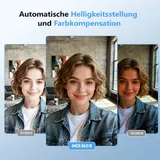 Webcam mit Mikrofon USB Full HD 1080p 30fps Webkamera 360°Drehung für PC, Laptop – Bild 6