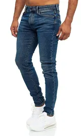 Herren Jeans Hose Basic Stretch Jeanshose Regular Skinny  Slim NEU AMICA 2 – Bild 1