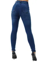 Tazzio Jeans Damen High Waist Skinny Fit Jeanshose Stretch Denim Hose – Bild 6