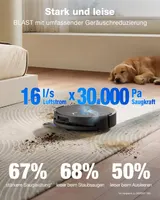 ECOVACS Deebot T90 Pro Omni black Saugroboter Staubsaugerroboter Absaugstation – Bild 3
