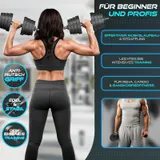 Hantelset 30 kg Kurzhanteln Langhantel Set Hantel Hantelscheiben Krafttraining – Bild 7