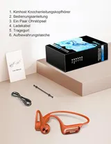 Kimhost Knochenschall Kopfhörer Bluetooth 32GB MP3 Wasserdicht Schwimmkopfhörer – Bild 8