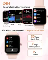 Blackview Smartwatch Herren Damen Fitness Tracker Herzfrequenz Pulsuhr Blutdruck – Bild 9