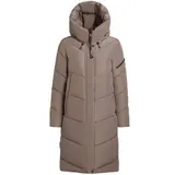 khujo Jange Damen-Mantel Winterparka Steppmantel Winter-Jacke Parka Coat Taupe – Bild 7