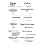 3,5 mm und Typ C kompatible Gaming Kopfh?rer f??r iPhone 16 mit Mikrofon – Bild 1