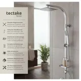Duschsystem Regendusche Duschset mit Handbrause Seifenablage Duscharmatur Dusche – Bild 3