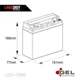 Rasentraktor GEL Batterie 12V 21Ah Aufsitzmäher Rasenmäher ers. 20Ah 18Ah 17Ah – Bild 4