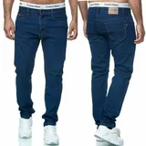 Herren Jeans Hose Stretch Übergröße Übergrößen 5 Pocket Jeanshose SCHWARZ BLAU  – Bild 4