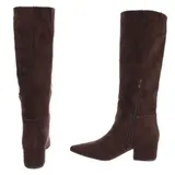 Damen Stiefel mit Reißverschluss und Reißverschluss Ital-Design 8624 in Braun – Bild 5