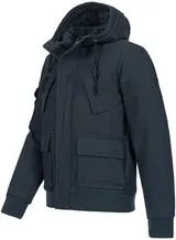 A. Salvarini warme Herren Designer Winter Jacke Teddyfell gefüttert Winterjacke – Bild 2