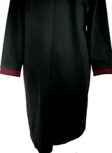 Sheego Damen Kleid Schwarz 46 & 48 Rot Etuikleid Jerseykleid Festlich Stretch – Bild 9