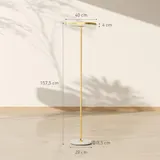 Stehlampe LED Wohnzimmer Dimmbar Stehleuchte mit 3 Lichtfarben, Fußschalter – Bild 4
