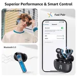 H60 Bluetooth 5.3 Wireless In-Ear Kopfhörer mit 6 ENC Mikrofonen, HiFi Stereo – Bild 6