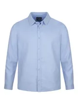 riverso Leinenhemd Herren RIVFabio Regular Fit Freizeithemd Langarm Leinen Hemd – Bild 4