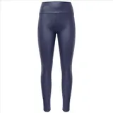 DAMEN  KUNSTLEDER LEGGINGS LEICHTES INNENFLEECE LEGGINS HOHE TAILLE HIGH WAIST – Bild 4