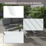 4-tlg. Gartenmöbel-Set, Balkonmöbel-Set mit Ecksofa, Doppelsofa, Refurbished – Bild 8