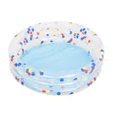 Planschbecken Kinderpool Aufblasbar Baby Pool Gartenpool 3-Ring Konfetti Sommer – Bild 2