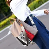 Damen Rucksack Tasche Lederoptik Diebstahlsicher Tagesrucksack Schultertasche – Bild 8