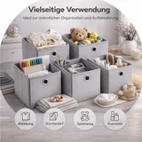 Faltbox 4er Set Aufbewahrungsbox Faltkiste Box Regalbox Staubox faltbar 20x20x20 – Bild 3