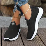 Damen Slip On Sneakers Sportschuhe Turnschuhe Laufschuhe Freizeit Running Shoes – Bild 11