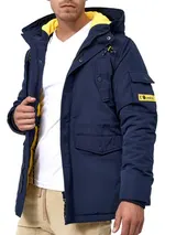 Indicode Herren Parka Ocala-Winterjacke Wintermantel Kapuze Mantel Männer – Bild 2
