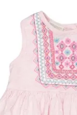 Monsoon Kleid Mädchen Mädchenklied Dress Gr. 80 Baumwolle Pink #nmnc6ql – Bild 2