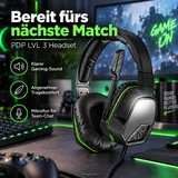 PDP LVL 3 Gaming Headset Gaming Kopfhörer Stereo Headphones Gamer Headset PC  – Bild 4