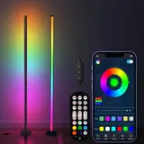LED Stehleuchte RGB Dimmbar Farbig Stehlampe Lichtsäule Standleuchte Dimmbar DHL – Bild 13