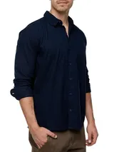 Indicode Herren Langarmhemd INSville-Hemd Langarm Herrenhemd Sommerhemd Männer – Bild 3