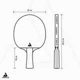 JOOLA Tischtennis Set Neon 4 Tischtennisschläger 8 TT Bälle Tasche  Ping Pong – Bild 6