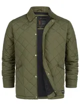 Indicode Herren Steppjacke INDram-Jacke Übergangsjacke Cordkragen Knopfleiste – Bild 1
