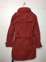 KHUJO Damen Jacke Mantel Übergangsjacke Übergangsmantel Modell: Frühling Rot L – Bild 4