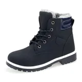 Kinder Winterboots Winterstiefeletten Gefüttert Warm Stiefel Winterschuhe 32 33 – Bild 6