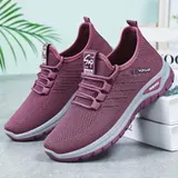 Laufschuhe Damen Leichtgewichts Jogging Turnschuhe Atmungsaktiv Fitness Sneaker – Bild 4