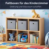 Faltbox 4er Set Aufbewahrungsbox Faltkiste Box Regalbox Staubox faltbar 20x20x20 – Bild 8
