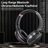 Bluetooth Kopfhörer Over On Ear Kabellos Headphone HiFi Stereo Headset Wireless – Bild 2